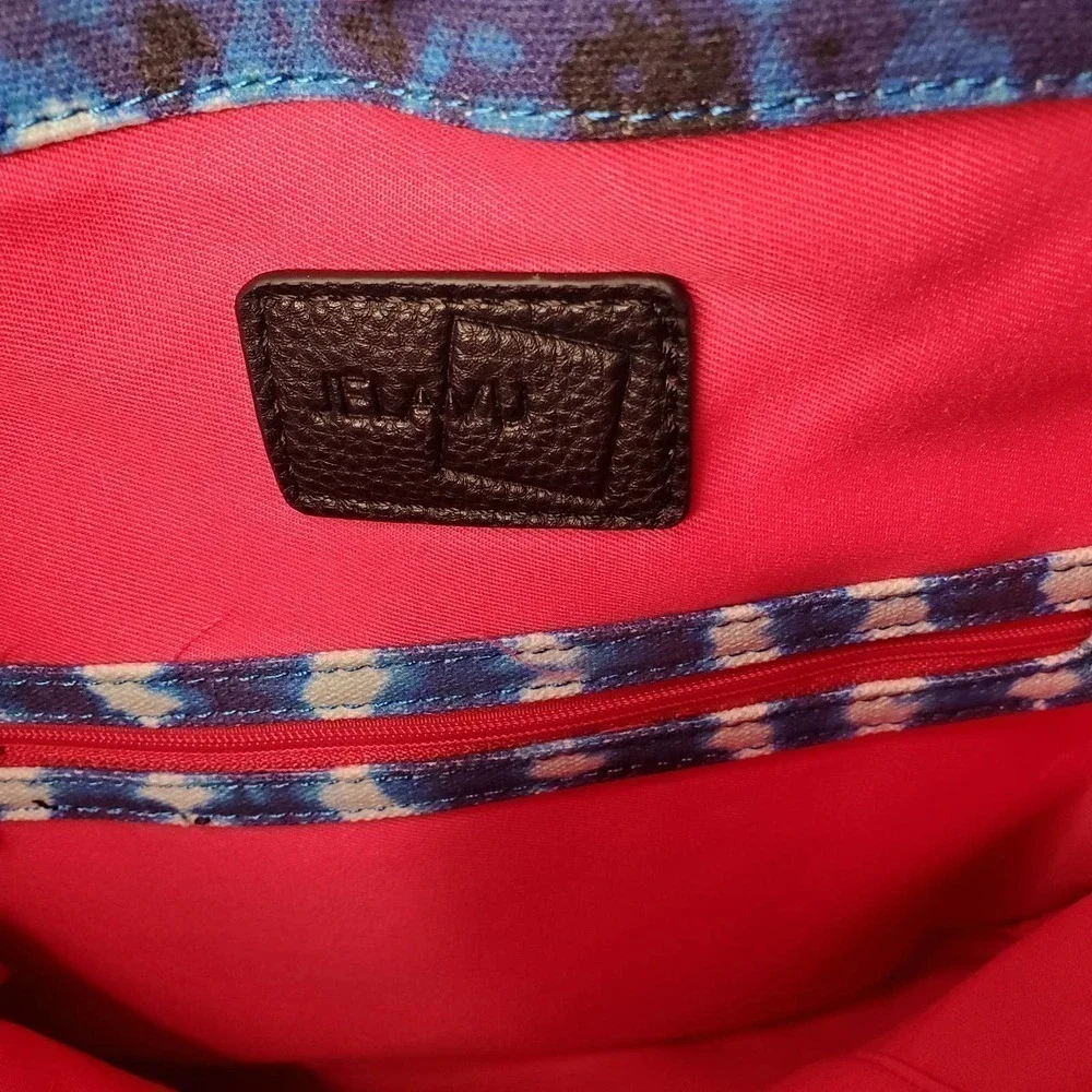 Jelavu Margot vegan tie dye handbag tortoise handle detachable crossbody strap‎ - Picture 5 of 12